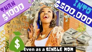 TURN $1000 INTO $500000 USING COMPOUND INTEREST | Beating Inflation AS A SINGLE MOM |FLIP 1K TO 500K