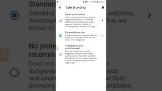Enable Safe Browsing in Google Chrome (Enhanced protection safe Browsing)