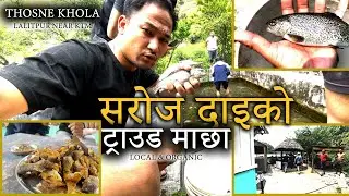 Organic Trout Fish Near Kathmandu || Thoshne Khola || Saroj Dai Ko Trout fish || Lalitpur
