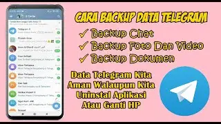 CARA BACKUP TELEGRAM DI ANDROID TERBARU 2024