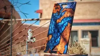 The Art of Woodworking and Resin: Crafting a Stunning Galaxy Charcuterie Board 🌌