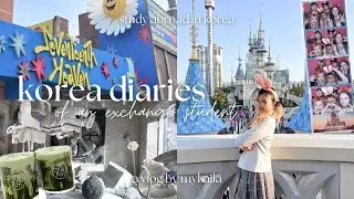 STUDY ABROAD in KOREA 🏰 svt heaven pop up, gangnam festival concert, lotte world [ep 6]