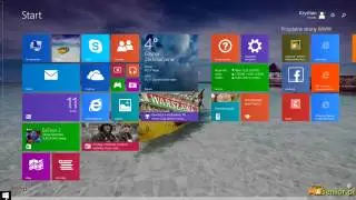 Zarządzanie oknami w ekranie startowym systemu Windows 8.1 - wielozadaniowość - cz 2