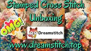 DREAMSTITCH UNBOXING #dreamstitch #pointdecroix  #stampedcrossstitch #embroidery #unboxing