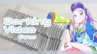 【作業動画】またまたひたすらにプロセカグリッター缶バッジ開封します❣️
