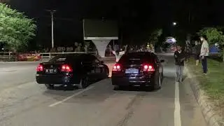 Drag race civic vtis Lampung.gas malam...