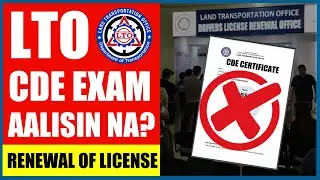 LTO PLANONG TANGGALIN ANG CDE ONLINE EXAM | ENEWAL OF DRIVER'S LICENSE