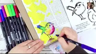 Tombow Dual Brush Pens - Bible Art Journaling Challenge Lesson 16