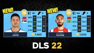 All New Players Added To Dream League Soccer 2022! ✅🔥