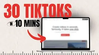 Generate 30 AI videos for TikTok Shop Affiliates (less than 10 mins)