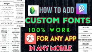 How to add custom font for any app || 
