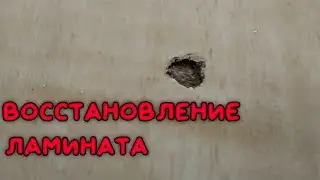 ВОССТАНАВЛИВАЕМ Ламинат  УСТРАНЯЕМ Повреждение На Поверхности | РЕСТАВРАЦИЯ Ламината Простой Способ