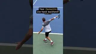 Dimitrov, Wawrinka or Tsitsipas has the BEST one hand backhand? 👀 #Tennis