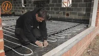 Underfloor heating solid floor system installation by Continal Underfloor