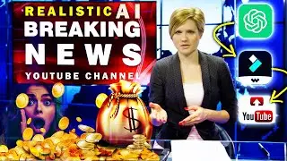 Make AI Breaking News Style Videos and a Faceless YouTube Channel: ChatGPT & Filmora Tutorial