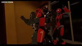 VRChat ☆ 30 seconds of mute dancing to intense levan polka remix