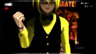 Cheerleader PTX (MMD x FNAF) Purple guy,Plushtrap,Golden Freddy,Marionette[Puppet]