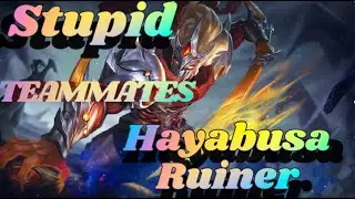 What’s wrong with this Hayabusa?/Wtf Moments Mobile Legends/Stupid Teammates/Hayabusa Epic Moments