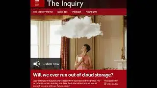 Will we ever run out of cloud storage?