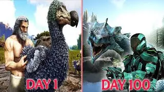 Surviving 100 Days in Hardcore ARK Survival Evolved [Ragnarok]