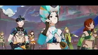 genshin impact 5.1 final fight natlan archon quest cutscene #genshinimpact #natlan