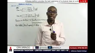 CPA ADVANCED TAXATION - TAXATION OF LIMITED COMPANIES(MAY 2021 Q4)