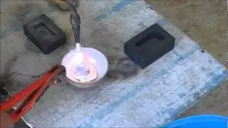 Silver Pour - Home Made Silver Bar