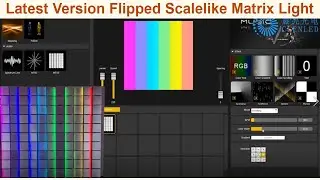 Latest version flipped scalelike matrix light for art exhibition hall and lighting show