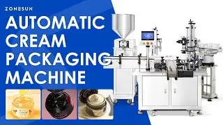 ZONESUN Rotary Pump Paste Filling and Capping Machine Servo Capping ZS-AFC26
