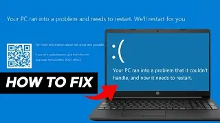 Your device ran into a problem and needs to restart | Inaccessible Boot Device | Blue Screen Error
