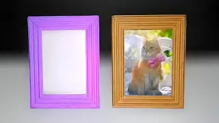 Cara Membuat Bingkai Foto Dari Kardus Bekas - VIDEO KREATIF