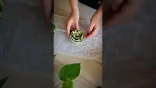 Розочки из кабачка! #цукини #кабачки #пирогизкабачков