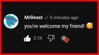 thank you MrBeast...