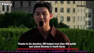 BTS’ RM biggest donation so far!