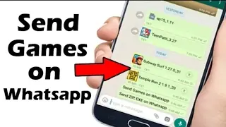 Send Apps Games on Whatsapp (Trick 2017)