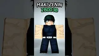 Roblox MAKI ZENIN Outfit Idea 