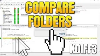Kdiff3: How to compare folders (directories)