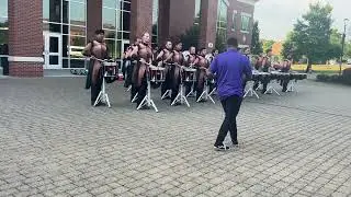 Carolina Crown Battery 2024, Warmups and Show beats