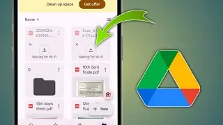 How To Solve waiting upload problem in Google Drive || How To Fix waiting upload error Solved | 2024