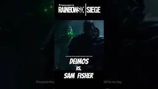 SAM FISHER vs DEIMOS is possibly one of the best RainbowSix cinematics I've seen - Rainbow Six Siege