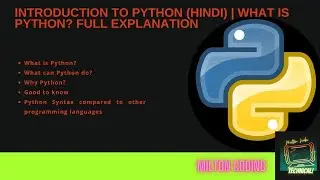 Introduction to Python | What is Python? With Explanation and Example