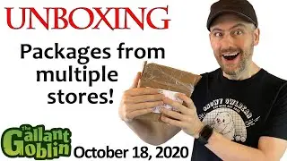 Unboxing packages from multiple stores! - Oct. 18, 2020