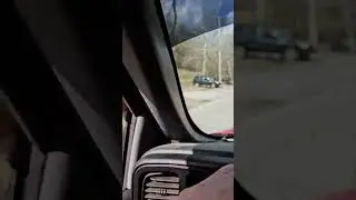 Backwoods shenanigans!  Imagine having to cross a rope bridge to get home