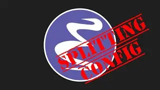 Splitting Emacs config