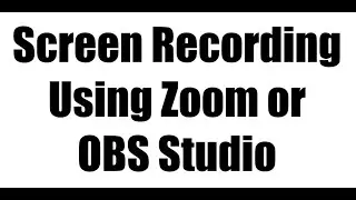 Falcons Ed Tech Tutorial: How to Record with Zoom and OBS