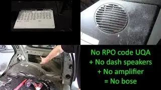 My 2004 Trailblazer does not have the bose system, make sure yours doesn't either