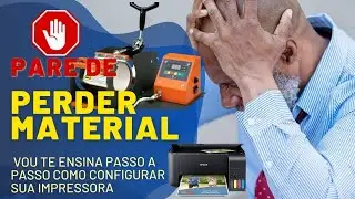 como configurar empressora l3110 l3150 para sublimação junto ao CorelDRAW