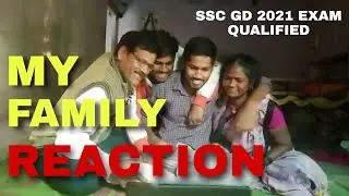 My Family Reaction On My Result Got Selected Through SSC GD 2021 | Final Result | BSF🇮🇳