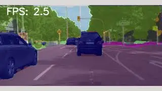 FWDNXT Inference Engine autonomous driving segmentation demonstration