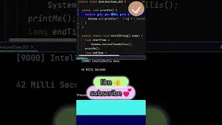 jAVA mETHOD eXECUTION tIME 